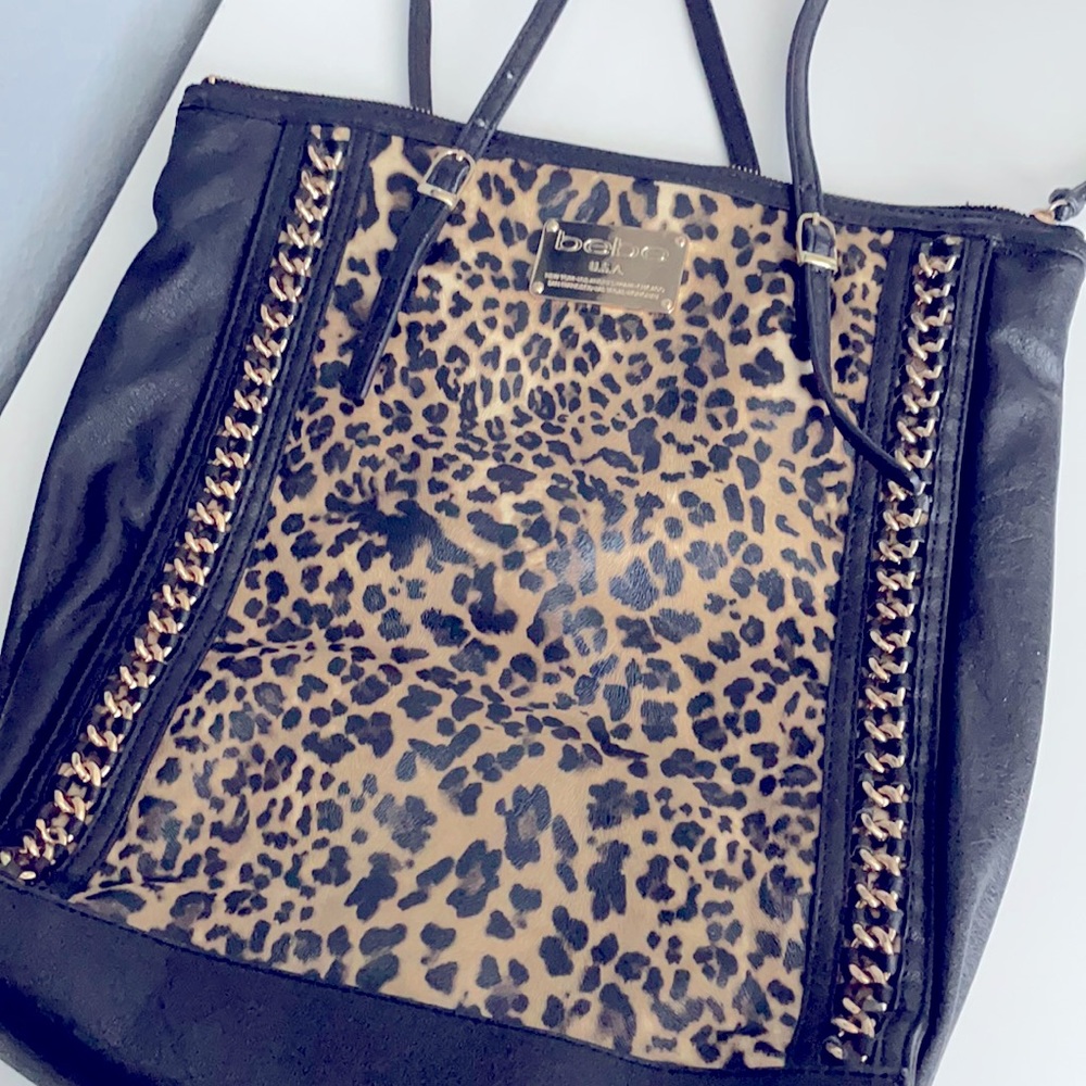 BEBE Black Leopard Purse 👜